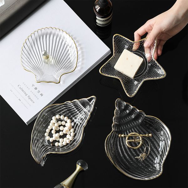 small glass plates and bowls set with glod rim nordic ocean dessert fruit plate jewelry storage tray decorative trinket dish
small glass plates and bowls set with glod rim nordic ocean dessert fruit plate jewelry storage tray decorative trinket dish
