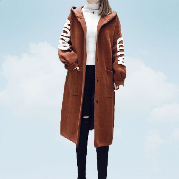autumn women coats 2019 loose medium long knitted woolen cardigan jacket casual fashion winter overcoat female ss747, Black
autumn women coats 2019 loose medium long knitted woolen cardigan jacket casual fashion winter overcoat female ss747, Black
