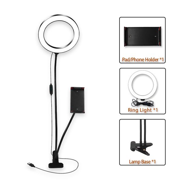 8 inch 3200k-5500k led ring light lamp with pad holder for youtube video live making-up vlogging portrait pgraphy ringlight
8 inch 3200k-5500k led ring light lamp with pad holder for youtube video live making-up vlogging portrait pgraphy ringlight