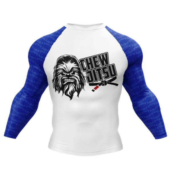 men digital printing tshirt mma bjj jiu jitsu dry fit rash guards fitness sports cx200703, White;black
men digital printing tshirt mma bjj jiu jitsu dry fit rash guards fitness sports cx200703, White;black
