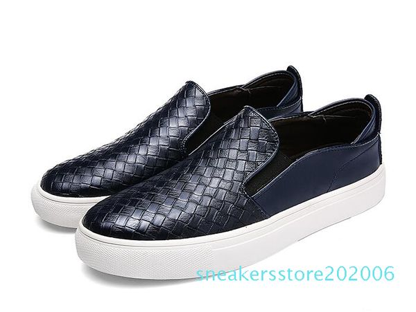 fashion leather shoes men slip-on loafers soft woven moccasins mens gommino shoes casual zapatillas s06, Black
fashion leather shoes men slip-on loafers soft woven moccasins mens gommino shoes casual zapatillas s06, Black