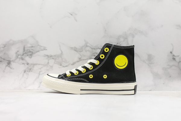 2019 new yellow smile face chuck 70s womens canvas casual shoes for men all men trainers sports star womens designer sneakers size 36-44, Black
2019 new yellow smile face chuck 70s womens canvas casual shoes for men all men trainers sports star womens designer sneakers size 36-44, Black