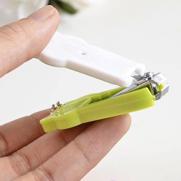 

Cute Nail Care Cartoon Animal Print Nail Clipper Baby Finger Trimmer Scissors Nail Cutter With Keychain