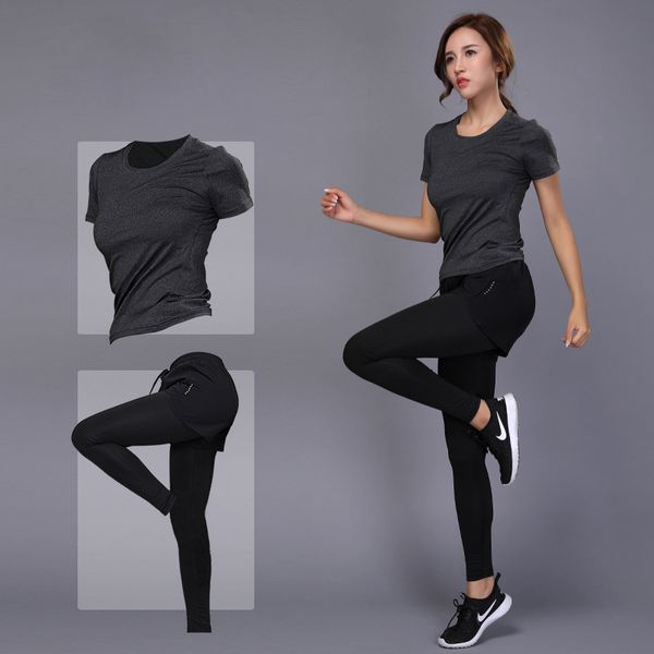 женщины йога set gym набор женщины спортивная quick dry фитнес одежда для женщин рубашки + коротких беговой тренировки спортивного костюма п
женщины йога set gym набор женщины спортивная quick dry фитнес одежда для женщин рубашки + коротких беговой тренировки спортивного костюма п