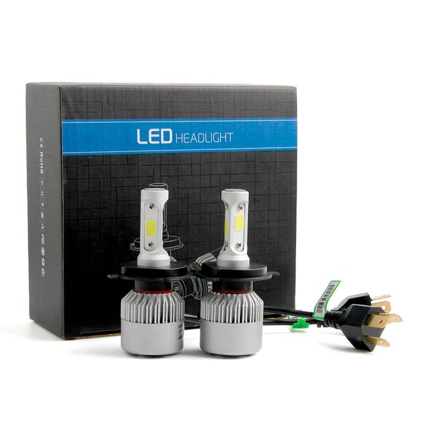 

h4 110w 16000lm led headlight conversion kit led lamp for auto light bulb car lights 12v universal 6000k turn signal lamp