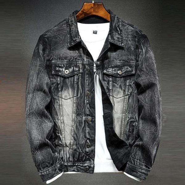 мужская осень зима кнопка сплошной цвет старинные топы блузка пальто новая джинсовая куртка мужская хип-хоп джинсовая куртка#a3, Black;brown
мужская осень зима кнопка сплошной цвет старинные топы блузка пальто новая джинсовая куртка мужская хип-хоп джинсовая куртка#a3, Black;brown