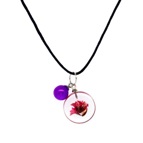 fashion female surprise gift diy leather rope resin specimen pearl necklace pendant, Silver
fashion female surprise gift diy leather rope resin specimen pearl necklace pendant, Silver