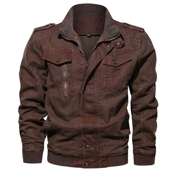 bomber men jackets cotton casual zipper pilot jacket spring autumn male baseball uniform coat 7.29, Black;brown
bomber men jackets cotton casual zipper pilot jacket spring autumn male baseball uniform coat 7.29, Black;brown