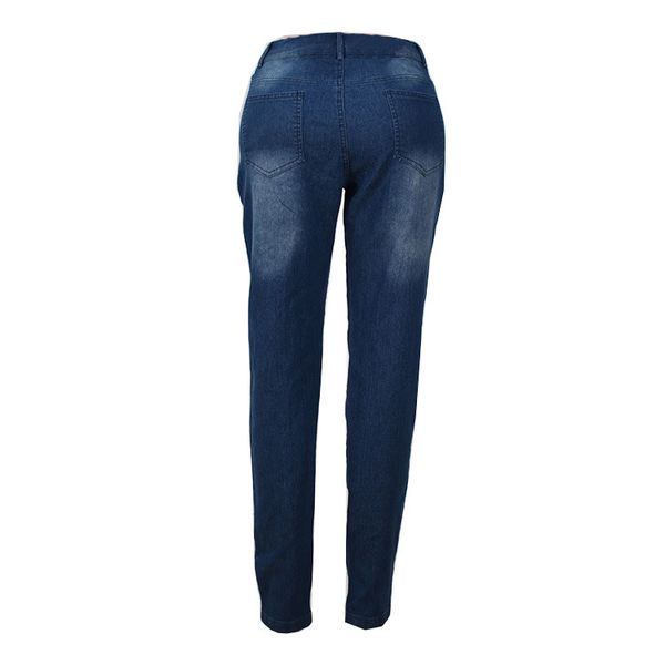lady's jeans middle-waisted pencil pants spring autumn jeans for women womens jean skinny plus size, Blue 
lady's jeans middle-waisted pencil pants spring autumn jeans for women womens jean skinny plus size, Blue