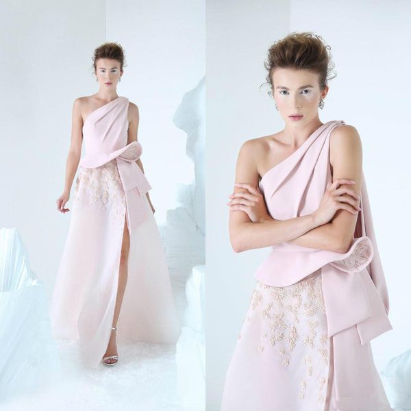azzi&osta 2020 stylish pink prom dresses one shoulder beads lace appliqued high split evening gowns vintage formal party dress, Black
azzi&osta 2020 stylish pink prom dresses one shoulder beads lace appliqued high split evening gowns vintage formal party dress, Black