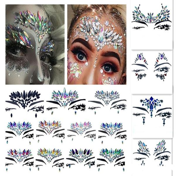 New Arrival! Temporary Tattoo 3D Rhinestone Tattoo Stickers Face Crystal Sticker Festival Party Makeup Glitter Flash tattoos
New Arrival! Temporary Tattoo 3D Rhinestone Tattoo Stickers Face Crystal Sticker Festival Party Makeup Glitter Flash tattoos