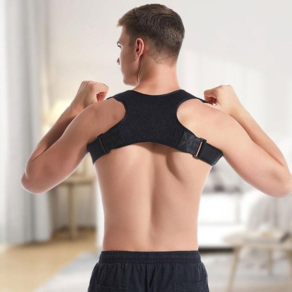 back support posture corrector lumbar shoulder belt seated anti-humpback strap correction body, Black;blue
back support posture corrector lumbar shoulder belt seated anti-humpback strap correction body, Black;blue