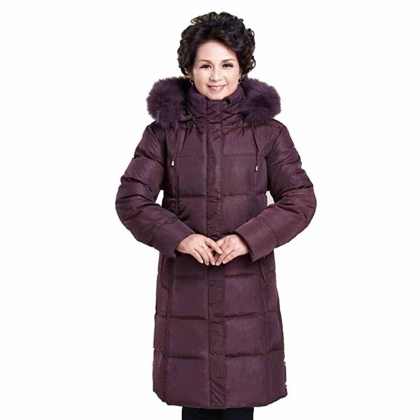 2019 thicken winter parkas middle aged women down jacket plus size -5xl white duck down hooded coats female g425, Black
2019 thicken winter parkas middle aged women down jacket plus size -5xl white duck down hooded coats female g425, Black