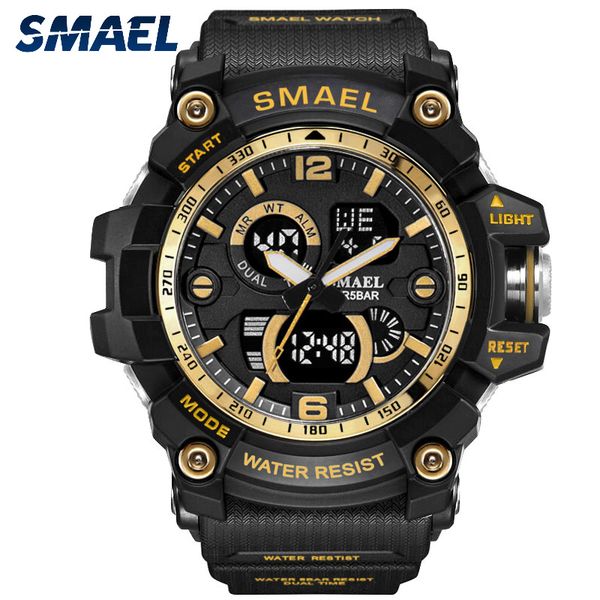 smael 1617c men sport watch fashion outdoor led analog digital watch 50m waterproof army casual quartz wristwatch male, Slivery;brown
smael 1617c men sport watch fashion outdoor led analog digital watch 50m waterproof army casual quartz wristwatch male, Slivery;brown