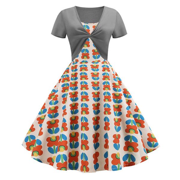 2020 летнее платье женщины robe femme два кусок набор с коротким рукавом 50s 60s vintage элегантные рокабильная цветочные платья партии плюс, Black;gray
2020 летнее платье женщины robe femme два кусок набор с коротким рукавом 50s 60s vintage элегантные рокабильная цветочные платья партии плюс, Black;gray