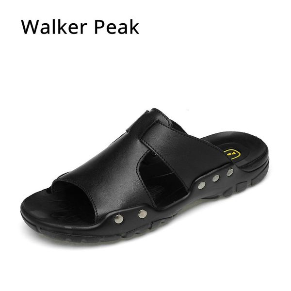 size 38-50 summer leather slippers men comfortable casual shoes for men beach sandals water slippers walker, Black
size 38-50 summer leather slippers men comfortable casual shoes for men beach sandals water slippers walker, Black