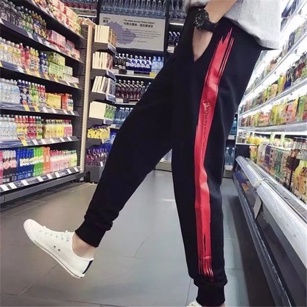 men's pants joggers men sweatpants korean new spring and summer pants closing casual loose beam feet sports harem, Black
men's pants joggers men sweatpants korean new spring and summer pants closing casual loose beam feet sports harem, Black