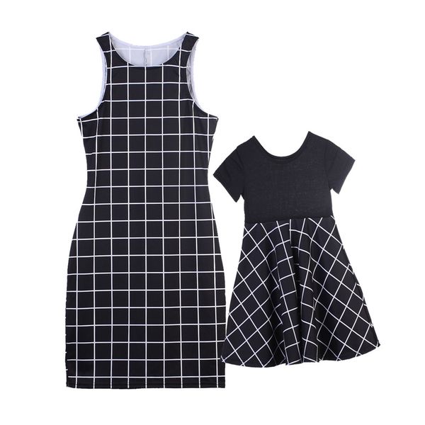 family matching clothes momther daughter dresses woman girls plaid dresses 2018 summer casual parent-child dresses family look, Blue
family matching clothes momther daughter dresses woman girls plaid dresses 2018 summer casual parent-child dresses family look, Blue