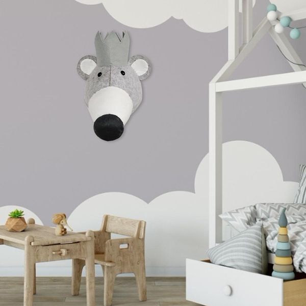 european plush stuffed animal wall mount 3d felt cute animal doll for nursery school children room decoration
european plush stuffed animal wall mount 3d felt cute animal doll for nursery school children room decoration