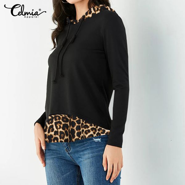 2019 celmia autumn hoodies women pullovers vintage leopard print jumper sweatshirt female harajuku hoody blusa plus size 5xl, Black
2019 celmia autumn hoodies women pullovers vintage leopard print jumper sweatshirt female harajuku hoody blusa plus size 5xl, Black