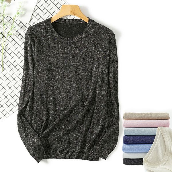 shiny sweater women knitted pullovers glitter sweater long sleeve tricot plus size korean style female knit knitting jumper, White;black
shiny sweater women knitted pullovers glitter sweater long sleeve tricot plus size korean style female knit knitting jumper, White;black