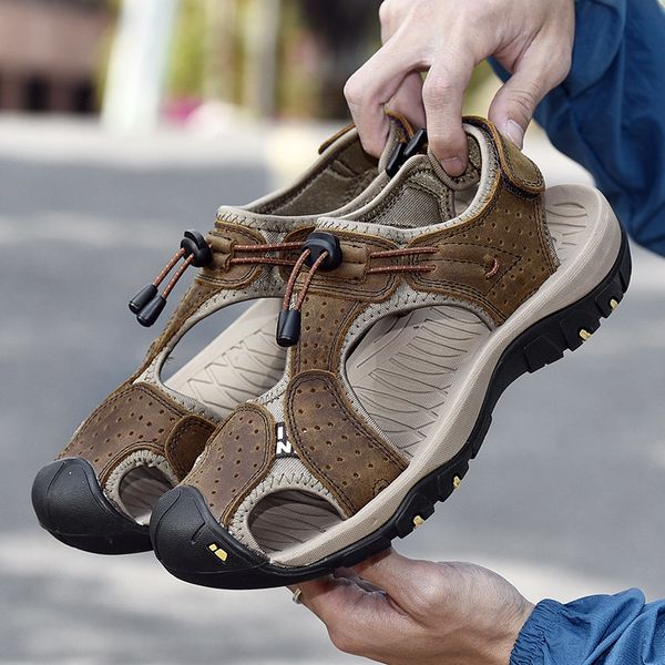 genuine leather beach s hoes m en summer breathable mens sport sandals classic rubber roman sandals men big size 38-46
genuine leather beach s hoes m en summer breathable mens sport sandals classic rubber roman sandals men big size 38-46