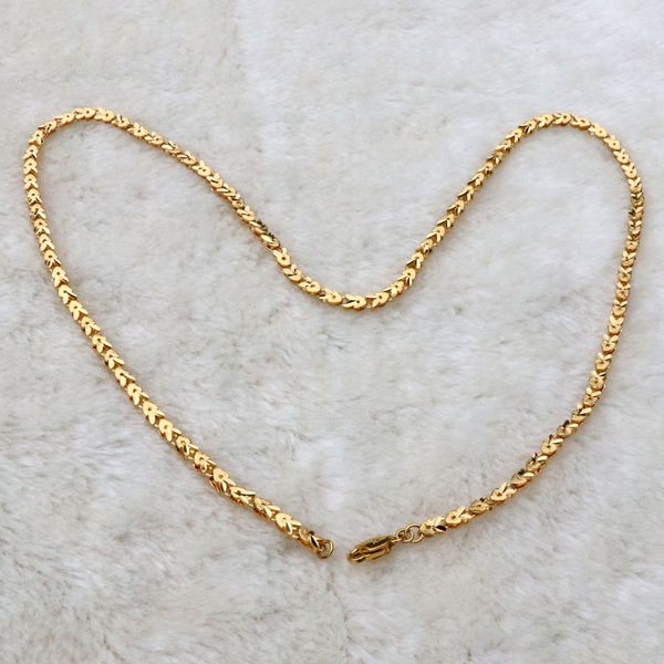 layered double 24 k fine gold gf tone brass s chain necklace 20 inches vintage rabbit ear, Silver
layered double 24 k fine gold gf tone brass s chain necklace 20 inches vintage rabbit ear, Silver