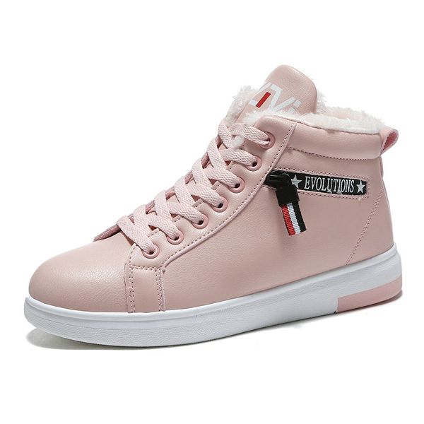 winter new women shoes flats fashion sneakers women pu leather plush warm cotton shoes high-lace-up waterproof ladies, Black
winter new women shoes flats fashion sneakers women pu leather plush warm cotton shoes high-lace-up waterproof ladies, Black