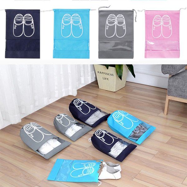 non-woven fabric portable travel shoe bags dust-proof drawstring closure shoes storage organizers storage bags
non-woven fabric portable travel shoe bags dust-proof drawstring closure shoes storage organizers storage bags