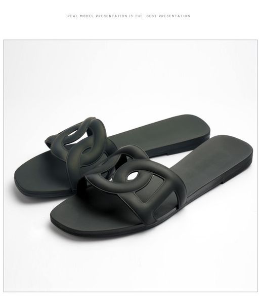 slippers women wear european and american foreign trade pig nose h home jelly shoes net red fashion flat bottom word cool slipper, Black
slippers women wear european and american foreign trade pig nose h home jelly shoes net red fashion flat bottom word cool slipper, Black