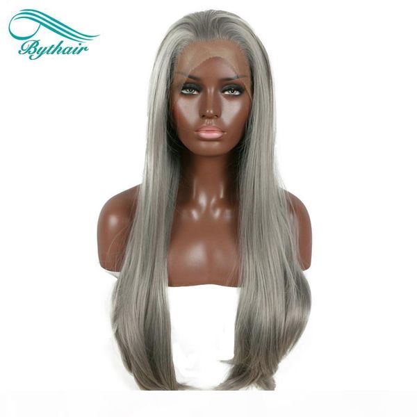 bythairshop long gray synthetic lace front wig silver grey soft natural hairline heat resistant synthetic hair wigs cosplay wig, Black
bythairshop long gray synthetic lace front wig silver grey soft natural hairline heat resistant synthetic hair wigs cosplay wig, Black