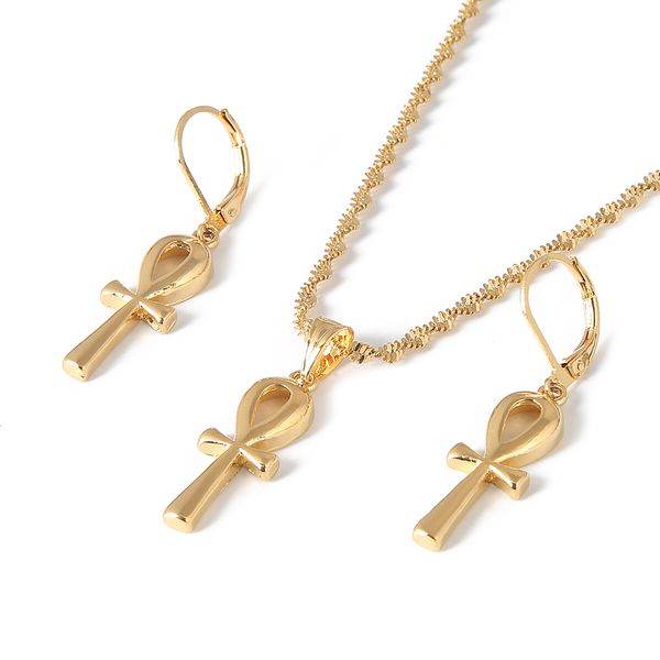 egyptian ankh cross pendant necklace earrings set woman african charms jewelry girls egypt hieroglyphs crux ansata, Silver
egyptian ankh cross pendant necklace earrings set woman african charms jewelry girls egypt hieroglyphs crux ansata, Silver
