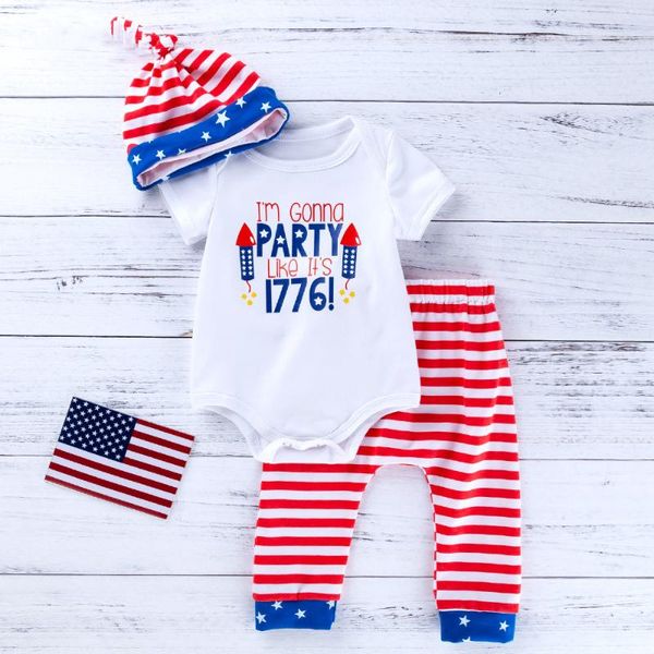 newborn baby set 0-2t baby boys girls cartoon printed robe striped trousers hat 3 piece suit independence day clothing set, White
newborn baby set 0-2t baby boys girls cartoon printed robe striped trousers hat 3 piece suit independence day clothing set, White