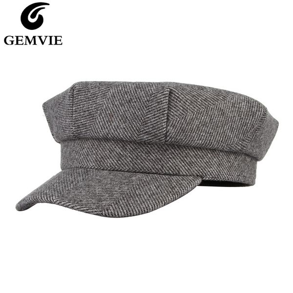 gemvie new fashion herringbone baker boy newsboy cap for women octagonal hat flat cap autumn winter hat for lady, Blue;gray
gemvie new fashion herringbone baker boy newsboy cap for women octagonal hat flat cap autumn winter hat for lady, Blue;gray