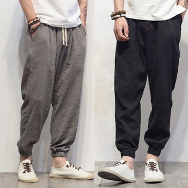 Januarysnow Plus Size Cotton Linen Harem Pants Mens Jogger Pants New Male Casual Track Pants Trousers Hip Hop Loose Chinese Traditional
Januarysnow Plus Size Cotton Linen Harem Pants Mens Jogger Pants New Male Casual Track Pants Trousers Hip Hop Loose Chinese Traditional