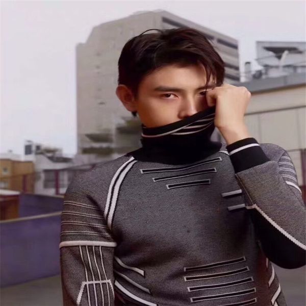 fashion-new мужская дизайнер свитер мода хип-хоп стиль высокий воротник с лацканами женщин 100% шерстяной свитер класса люкс хлопок повседне, White;black
fashion-new мужская дизайнер свитер мода хип-хоп стиль высокий воротник с лацканами женщин 100% шерстяной свитер класса люкс хлопок повседне, White;black