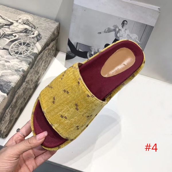 designer women sandals luxury gear bottoms striped non-slip summer slippers fashion outdoor flip flops size 35-40 with box, Black