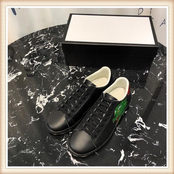 2019 new fashion luxury designer brand shoes ace genuine leather sneaker mens women casual shoes for sale, Black
2019 new fashion luxury designer brand shoes ace genuine leather sneaker mens women casual shoes for sale, Black