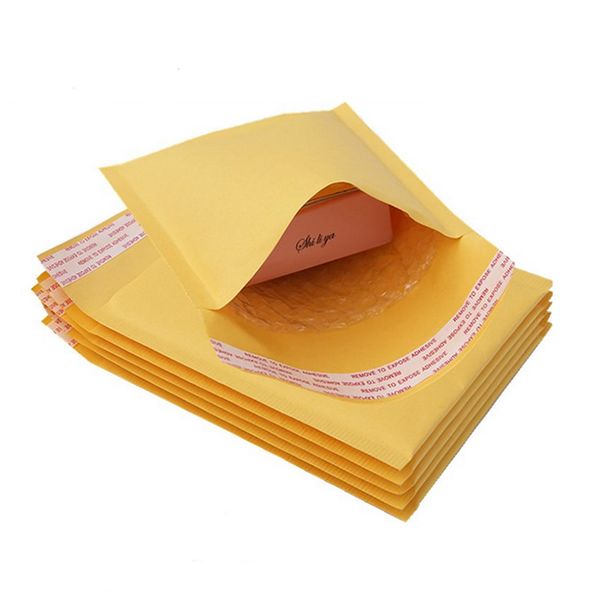 5 pcs/lot kraft paper bubble envelopes bags mailers padded shipping envelope with bubble mailing bag business supplies
5 pcs/lot kraft paper bubble envelopes bags mailers padded shipping envelope with bubble mailing bag business supplies
