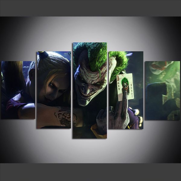 5 piece large size canvas wall art pictures joker and harley quinn art print oil painting for living room painting wall decor
5 piece large size canvas wall art pictures joker and harley quinn art print oil painting for living room painting wall decor