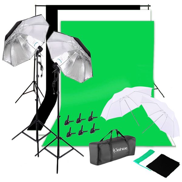 background stand non-woven fabrics set pgraphy studio soft umbrella kit and carrying bag ship from usa
background stand non-woven fabrics set pgraphy studio soft umbrella kit and carrying bag ship from usa