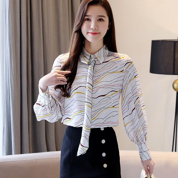 women shirts blouses women 2020 new fashion shirt art letter stripe print long sleeve shirt plus size woman clothing, White
women shirts blouses women 2020 new fashion shirt art letter stripe print long sleeve shirt plus size woman clothing, White