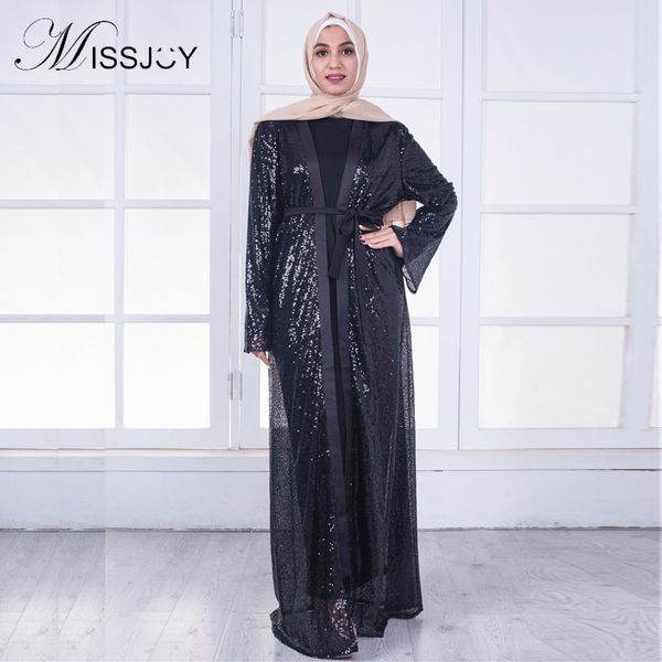 missjoy sequin dress abaya dubai islamic muslim party 2018 arabic women black fashion open front kimono long maxi cardigan dress, Red
missjoy sequin dress abaya dubai islamic muslim party 2018 arabic women black fashion open front kimono long maxi cardigan dress, Red