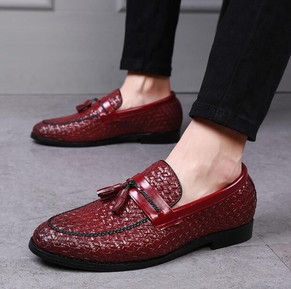 Tassel Men Shoes luxury Brand Braid Leather Casual Driving Oxfords Shoes Men Loafers Moccasins Italian Shoes for Men Flats
Tassel Men Shoes luxury Brand Braid Leather Casual Driving Oxfords Shoes Men Loafers Moccasins Italian Shoes for Men Flats