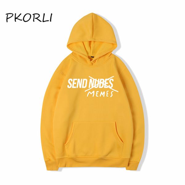 pkorli send memes hooded men women send nudes funny letter printed sweatshirts autumn winter pullover male hoody, Black
pkorli send memes hooded men women send nudes funny letter printed sweatshirts autumn winter pullover male hoody, Black