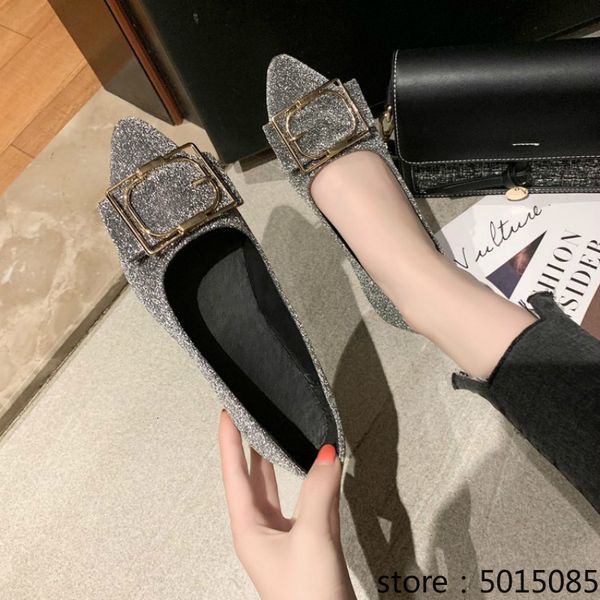 2019 single shoe woman sharp flat bottom joker leisure time set foot doug shoe one pedal, Black
2019 single shoe woman sharp flat bottom joker leisure time set foot doug shoe one pedal, Black