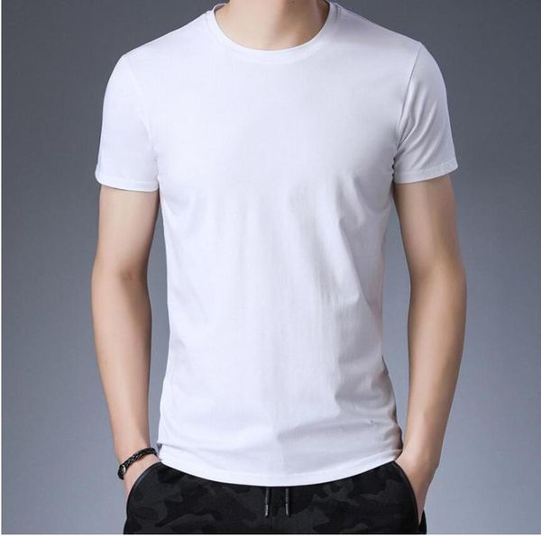 zng 2020 men t shirt casual loose short sleeve slim men's basic tees summer stretch solid t-shirt male clothing, White;black
zng 2020 men t shirt casual loose short sleeve slim men's basic tees summer stretch solid t-shirt male clothing, White;black