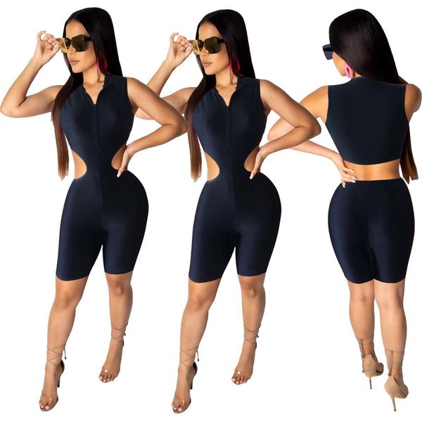 fashion solid color sleeveless v-neck tank pullover playsuits summer office lady hollow out skinny short jumpsuits lcth3355, Black;white
fashion solid color sleeveless v-neck tank pullover playsuits summer office lady hollow out skinny short jumpsuits lcth3355, Black;white