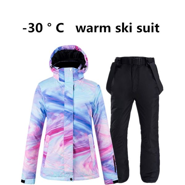 30°c warm ski suit women brand female ski jacket and pants warm waterproof breathable skiing and snowboarding suits
30°c warm ski suit women brand female ski jacket and pants warm waterproof breathable skiing and snowboarding suits
