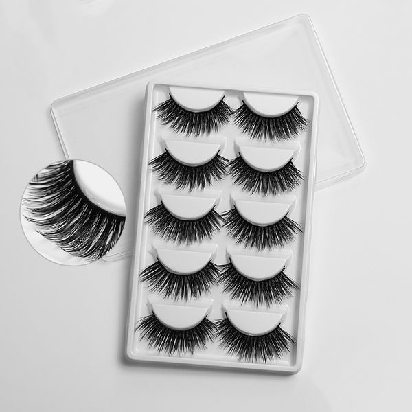 new 5 pairs luxurious 3d false eyelashes cross natural long lashes beauty eye lashes extension women's fashion beauty tools
new 5 pairs luxurious 3d false eyelashes cross natural long lashes beauty eye lashes extension women's fashion beauty tools